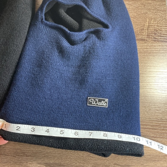 Bundle of 2 Mens Walls Winter Mask Beanie Blue & Black EUC - Picture 5 of 6
